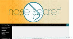 Desktop Screenshot of blog.nosesecret.com