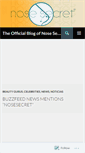 Mobile Screenshot of blog.nosesecret.com